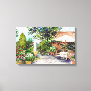 Terrace of The Manor House, York Canvas Print