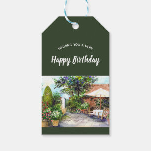 Terrace of The Manor House, York Gift Tags
