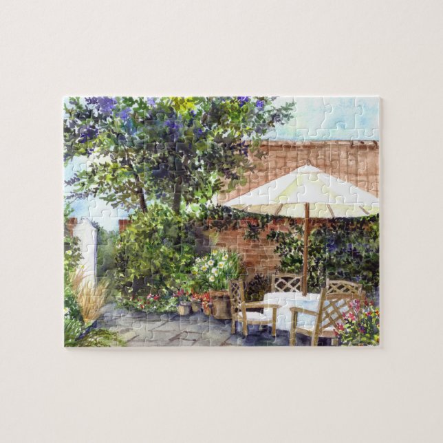 Terrace of The Manor House, York Jigsaw Puzzle (Horizontal)