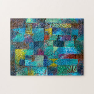 Terraced garden (1920) painting by Paul Klee Jigsaw Puzzle