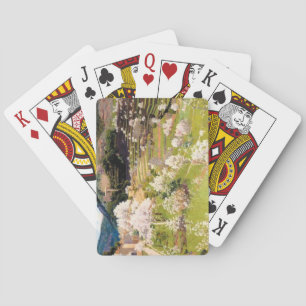 Terraced Garden in Mallorca (by Santiago Rusiñol) Playing Cards