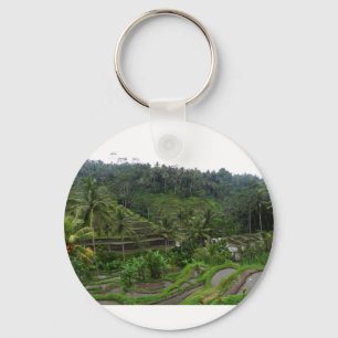 Terraced Rice Fields Keychain