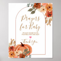 Terracota Pumpkin Baby Shower Prayers for Baby