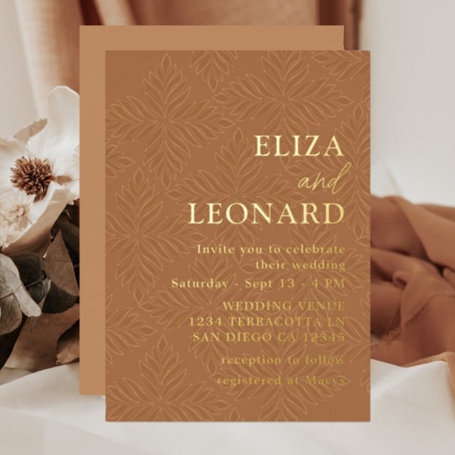 Terracotta and Gold Minimalist Fall (Creator Uploaded)