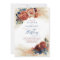 Terracotta and Navy Blue Floral Elegant Wedding