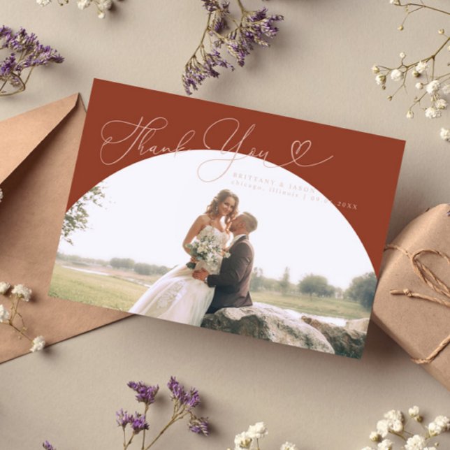 Terracotta Arch Wedding Thank you Script (Creator Uploaded)