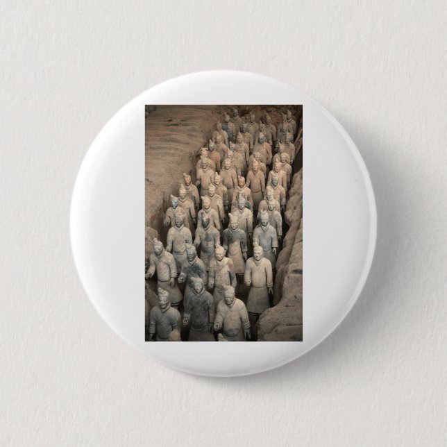 Terracotta Army 2 Inch Round Button (Front)