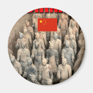 Terracotta Army China - Professional Photo Magnet