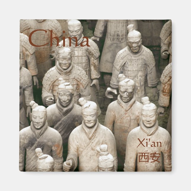 Terracotta-Army in Xi'an / 西安 China Magnet (Front)