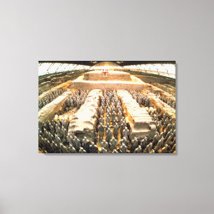 Terracotta Army, Qin Dynasty, 210 BC Canvas Print