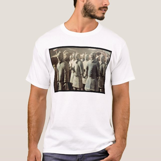 Terracotta Army, Qin Dynasty, 210 BC; warriors T-Shirt (Front)