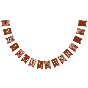  Terracotta baby shower   Bunting Flags