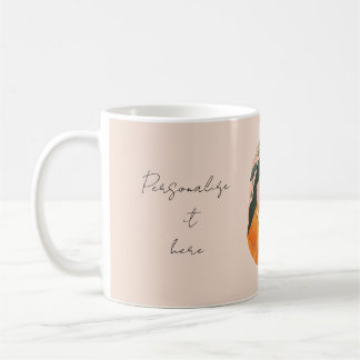 Terracotta Boho Botanical Mom and Baby Coffee Mug