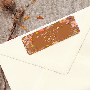 Terracotta Boho Fall Floral Wedding