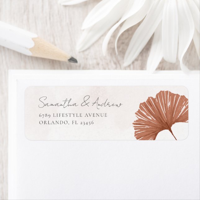 Terracotta Botancial Ginkgo Wedding (Insitu)