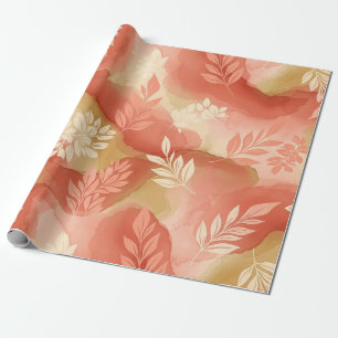 Terracotta Botanical - Warm Earthy Floral (1) Wrapping Paper