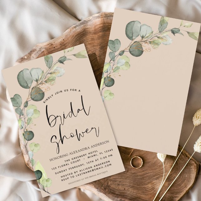 Terracotta Bridal Shower Rustic Invitation (Creator Uploaded)