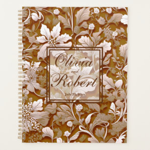 Terracotta Burnt Orange Boho botanique moderne
