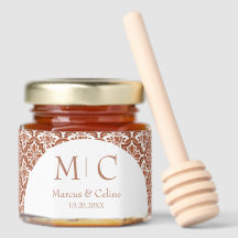 Terracotta Burnt Orange Mariage comestible