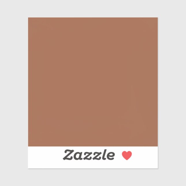 Terracotta Burnt Orange Solid Colour  (Sheet)