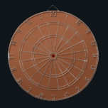 Terracotta Burnt Orange Solid Colour  Dartboard<br><div class="desc">Terracotta Burnt Orange Solid Colour. Modern Colour.</div>