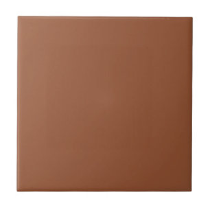 Terracotta Burnt Orange Solid Colour  Tile