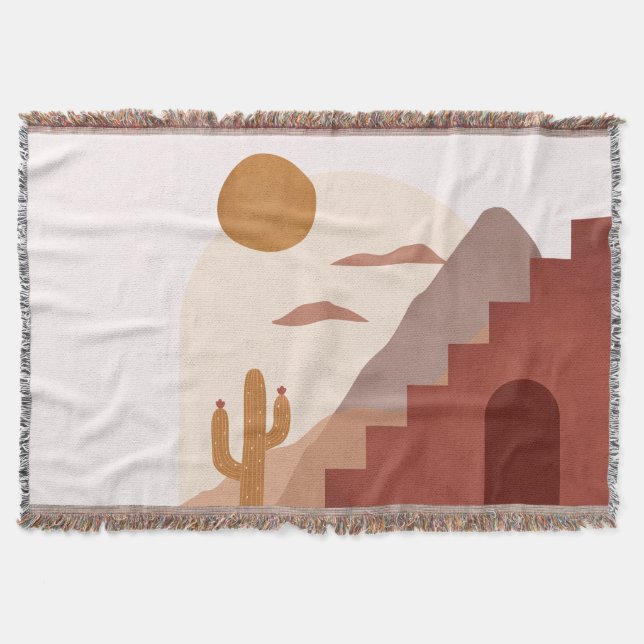 Terracotta by Ludilabel Throw Blanket (Front)