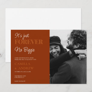 Terracotta   CasuaI   Fun Wedding Invitations