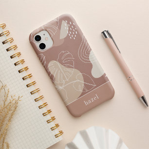 Terracotta Clay Boho Tropical Monstera Leaf iPhone 16 Case
