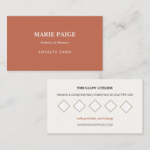 Terracotta Cream Minimalist Aesthetics Loyalty