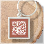 Terracotta | Custom QR Code Scannable Keychain<br><div class="desc">Looking for a powerful marketing tool to enhance your business? Look no further than our QR code keychains! With the ability to create a QR code directly onto the keychain, you can easily direct your customers to your website, social media pages, or other online media platforms. These keychains make great...</div>