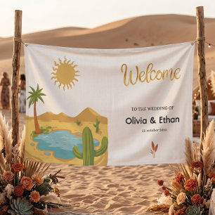 Terracotta Desert Boho Viral Stylo classic wedding Banner