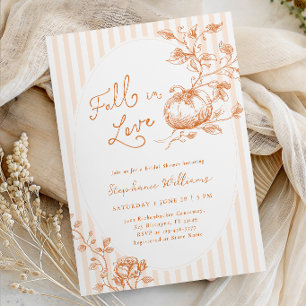 Terracotta Fall Bridal Shower Invitation