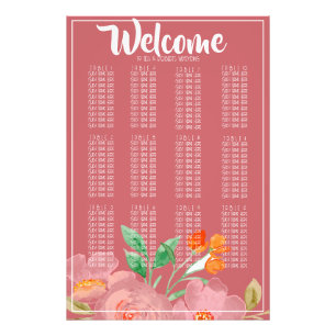Terracotta Floral Boho Watercolor Photo Print