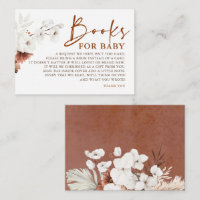 Terracotta Floral Book For Baby Baby Shower