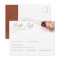 Terracotta Floral Pampas Grass RSVP Postcard