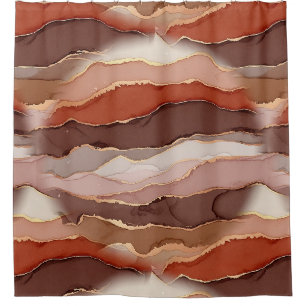Terracotta Gold Vein Marble - Warm Luxury