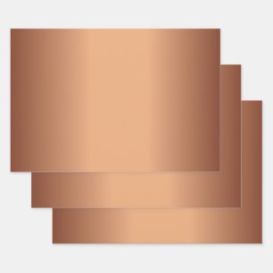Terracotta Gradient  Wrapping Paper Sheet