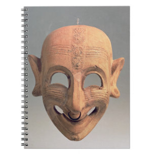 Terracotta grinning mask from San Sperate, 6th-5th Notebook