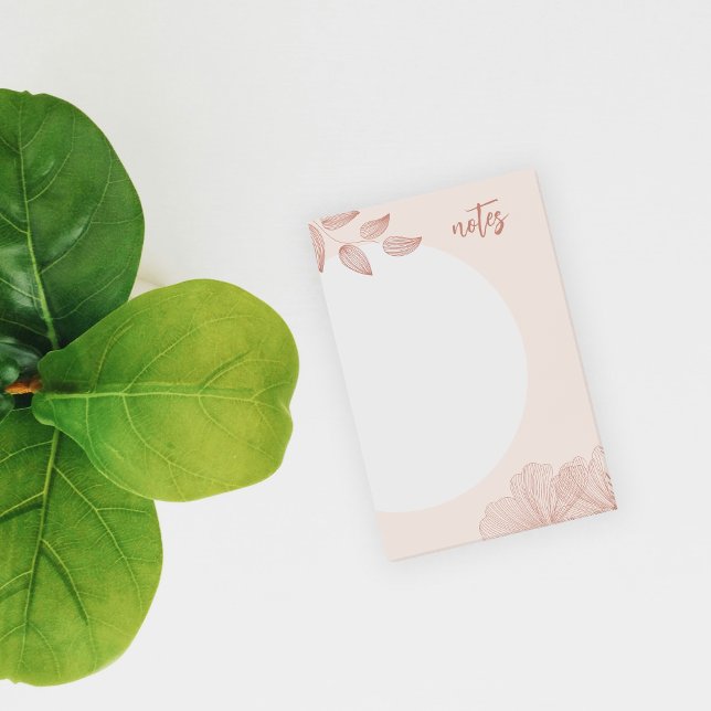Terracotta Hues Chic Abstract Post-it Notes (Creator Uploaded)