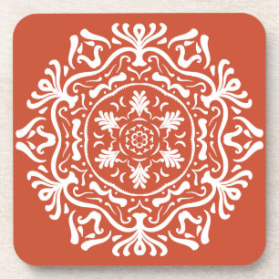 Terracotta Mandala Coaster