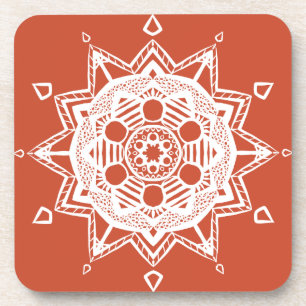 Terracotta Mandala Coaster