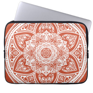 Terracotta Mandala Laptop Sleeve