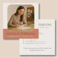 Terracotta Minimal Company Name Business Photo