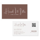 Terracotta | Modern Elegant Minimalist QR Code