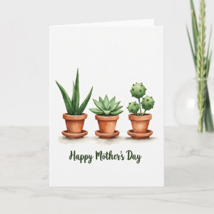 Terracotta Mothers Day Card