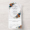 Terracotta Navy Blue Greenery Geometric Wedding Al