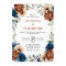 Terracotta Navy Blue Greenery Geometric Wedding In