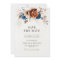 Terracotta Navy Blue Pampas Grass Rustic Wedding