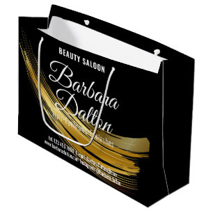 Terracotta Ochre Beige Gold Large Gift Bag